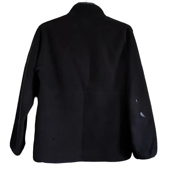 Patagonia Men's Synchilla Marsupial Pullover 1/2 Zip Black Fleece Sweater M - Picture 8 of 15